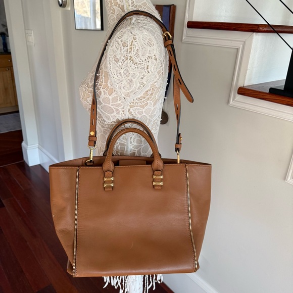 Rebecca Minkoff Handbags - REBECCA MINKOFF Perry Brown Tote